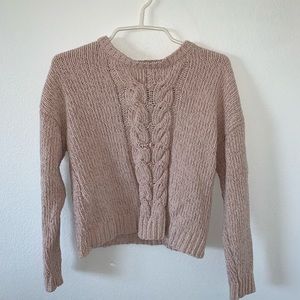 light pink sweater